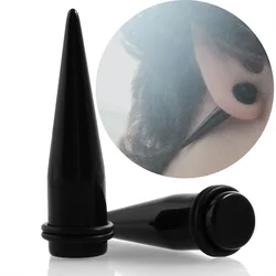 Expansores Oreja Piercing Ear Body Jewelry Stretcher Expanders Dilations Ear Gauge Tapers Plugs With Silicone Ring 1.6mm-16mm