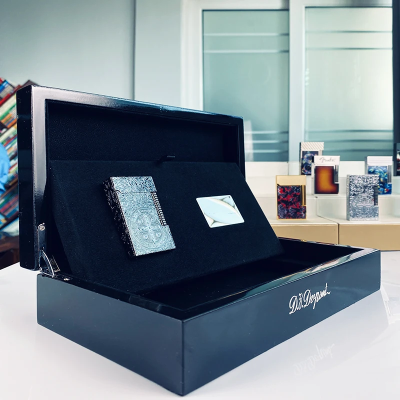 Ping Sound Commemorative Edition Luxe butaanaansteker Enkele en dubbele vlam Natuurlijke verf Sigarettenroker's Choice 11808