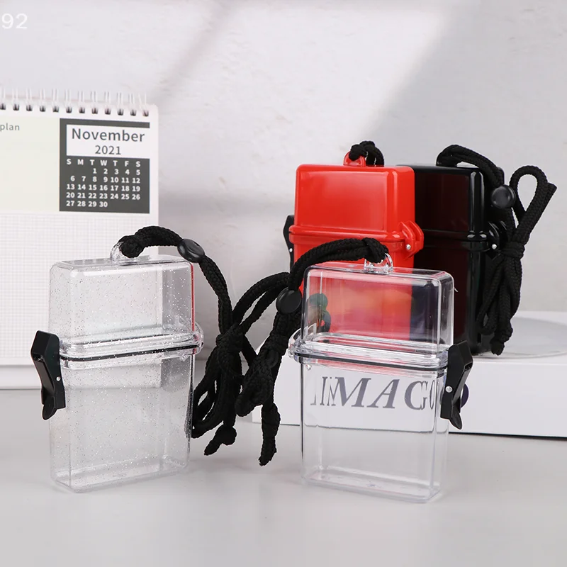 Photocards Storage Box Kpop Idol Photo Card Holder Boxes With Rope Kawaii Album Case Container Portable Sleeve Storage Box