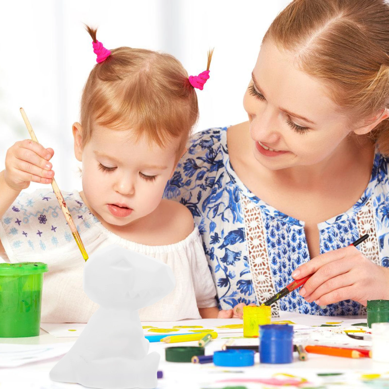 Kit de peinture à faire soi-même pour enfants, veilleuse dinosaure à dessiner, projet d'artisanat artistique créatif, décoration élégante pour chambre à coucher