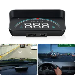 M8 GPS HUD Head Up Display tachimetro per Auto OBD2 EUOBD proiettore di avviso di velocità eccessiva parabrezza allarme di tensione elettronico automatico