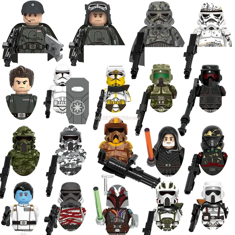 

Star Wars 501st Legion Imperial Stormtrooper Robot Figure Toy Bricks Assembling Doll Building Blocks Birthday Present