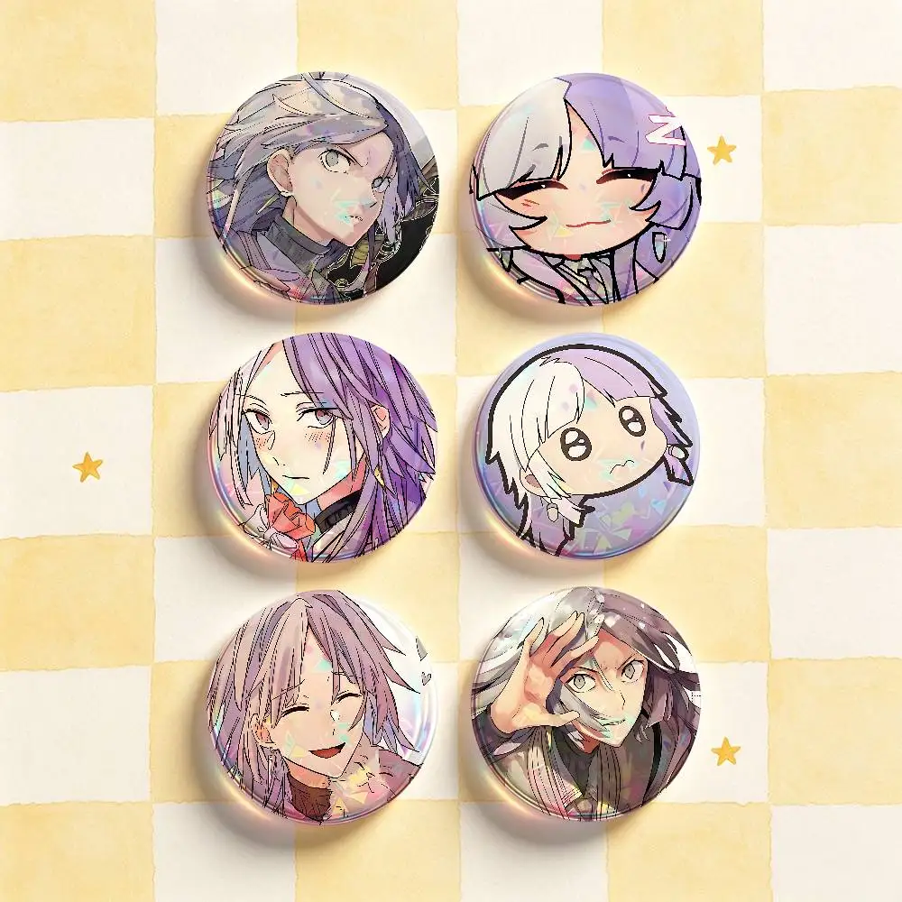 S-Sigma HD Print Badges Pretty Round Display Brooches IP merchandise 32mm 58mm 75mm 44mm 25mm