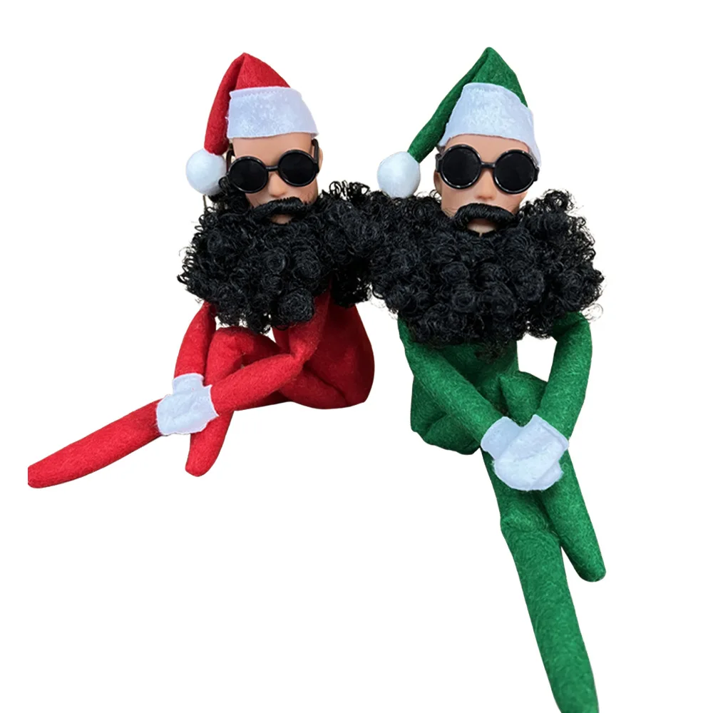 

30CM Christmas Beard Elf Doll Plush Toy Xmas Decoration Craft Ornament Christmas Ornaments Christmas Gift