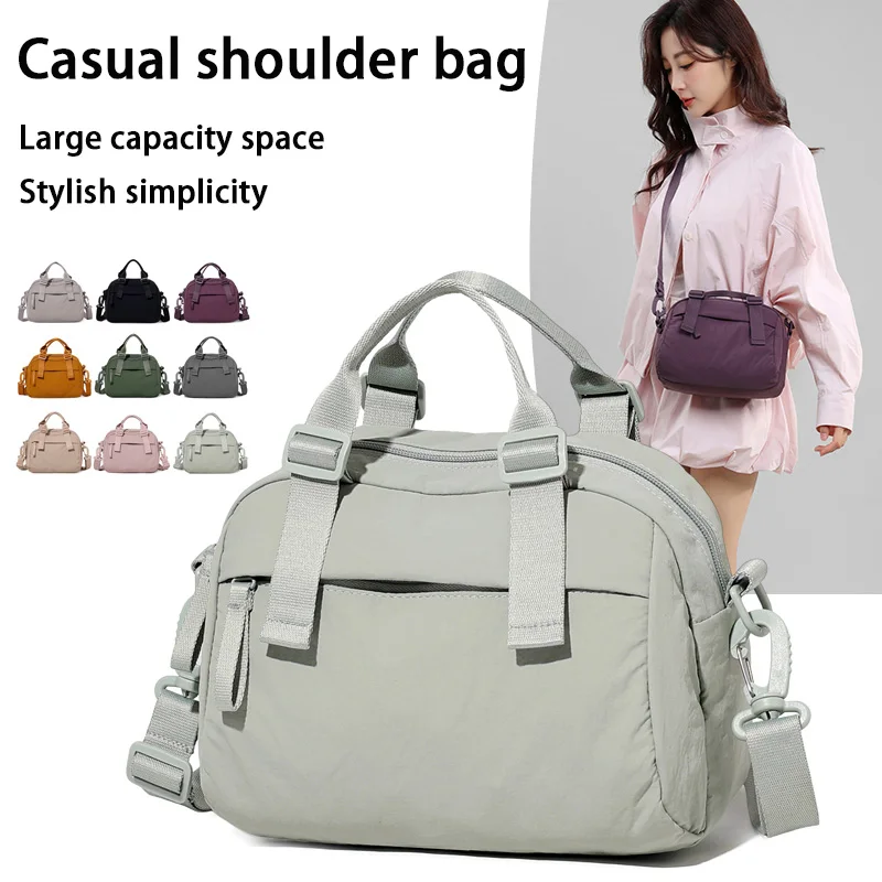 حقيبة كتف كاجوال للسيدات، حقيبة كروس للركاب ذات سعة كبيرة، حقيبة يد بسيطة ومتينة، مادة نايلون، يجب أن تكون قابلة للتعديل #1