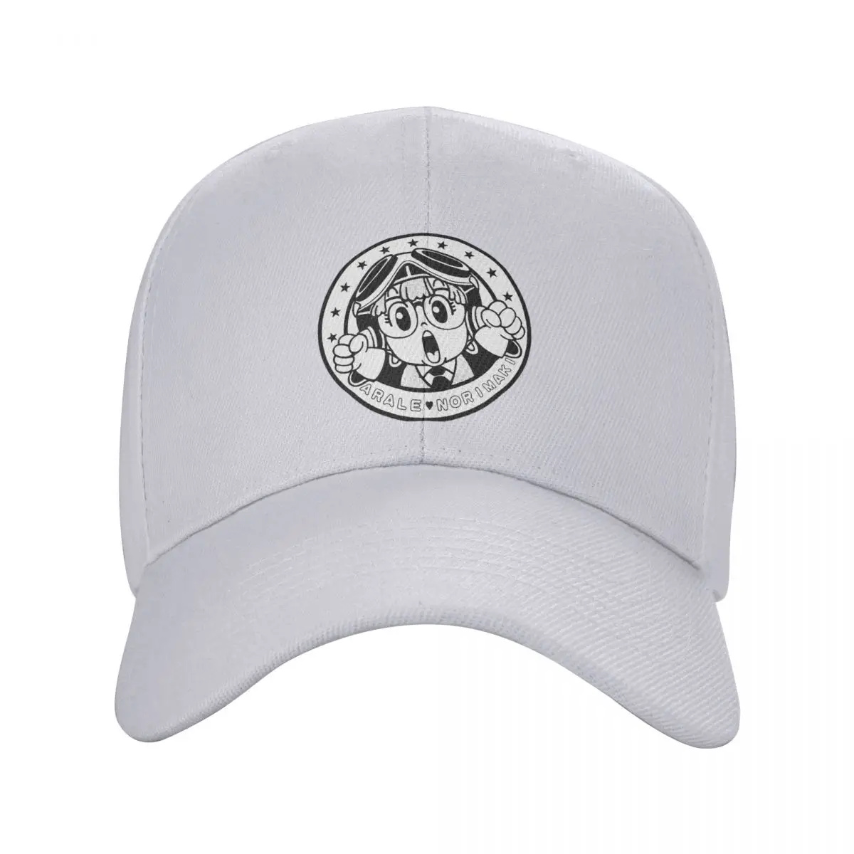 

Arale Norimaki Anime Hat Adult curved Dr Slump Dad Hat Sun Caps Sun Caps Breathable Snapback Caps Baseball Cap Summer