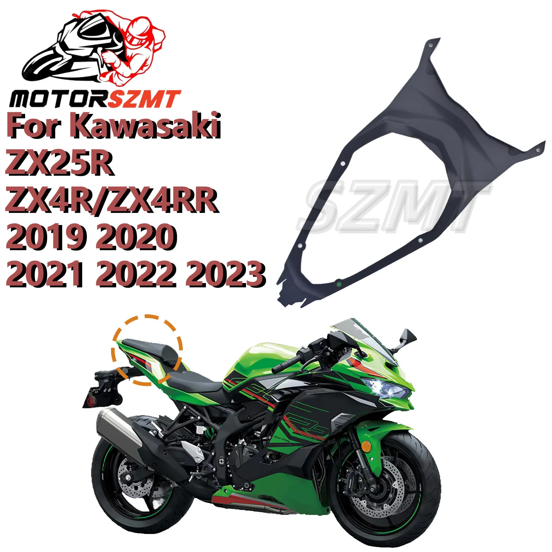 

ABS Rear Cover Rear Tail Fairing Set Including Rear Cowl & Rear Seat Cover Accessories For Kawasaki ZX25R ZX4R/ZX4RR