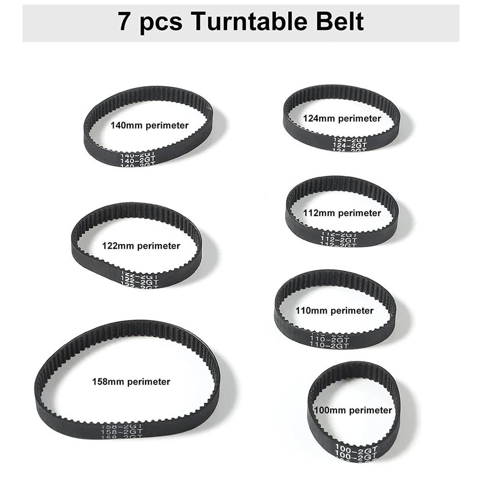 

3D Printer Timing Belt GT2 2GT 6mm Closed Loop Rubber Belt Synchronous Belt Tensioner Locking Torsion Spring for 3D Printer