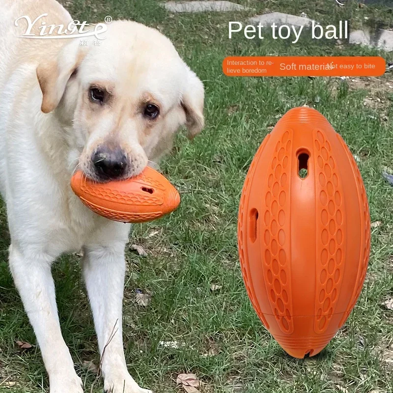 

Pet Toy Ball, Gnawing and Leaking Football, Dog Self-indulgence, Interactive Toys Pet Products Dog Toy