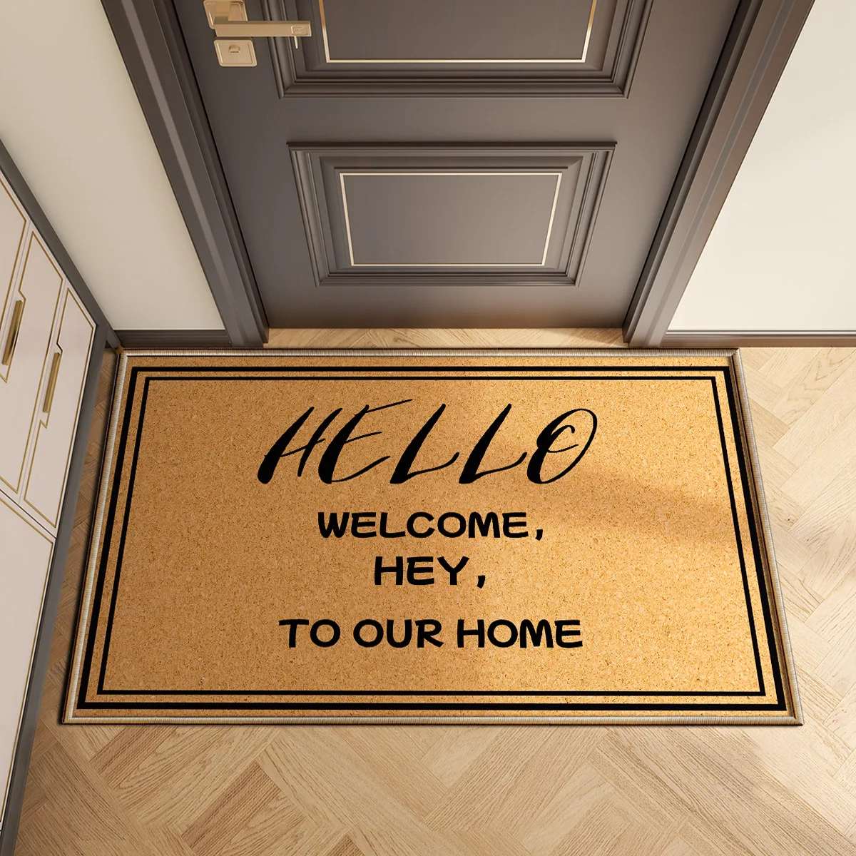 Luxury Welcome Entrance Door Mat Outdoor Front Doormat Room Rugs  Hallway Mats Home Decor For Living Room Washable