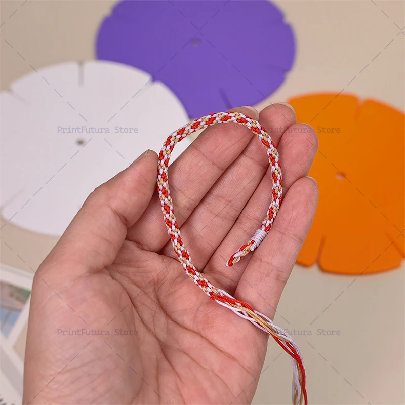 3D Printed Round Bracelet Knitting Kumihimo Disc Disk Tray Braided Rope Knot Weaving Jewelry Desgin Board Jewelry Weaving Tool