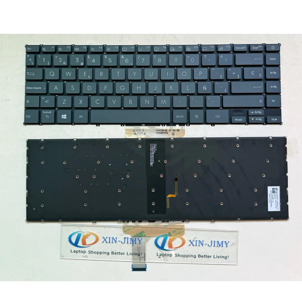 

XIN-Spanish SP layout Backlight Laptop Keyboard For Asus ZenBook UX325 UX325E UX325EA UX325 With Backlit SP