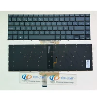 XIN-teclado de ordenador portátil con retroiluminación SP español para ASUS ZenBook 13 UX325 UX325J UX325JA UX325EA UX325E UX325EA U3700 XUF3000E