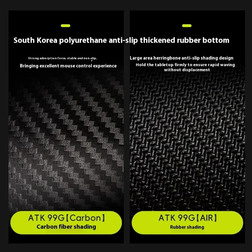 Podkładka pod mysz Atk 99G Carbon/Air Xsoft Antypoślizgowa Podkładka Personalizowana E-sportowa Klawiatura Mechaniczna PC Gamer Akcesoria Gamingowe Prezenty — zdjęcie produktu 6
