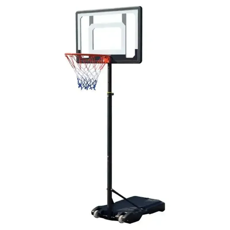 

CC0182 Adjustable Height Basketball Stand Children Mobile Training Basketball Rack Toy Quality Transparent Basketball Backboard