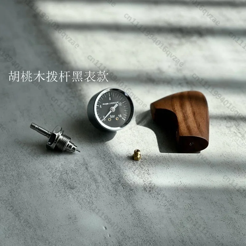 E61 Brewing Head Coffee Machine Modification Accessories, Needle Type Water Flow Limit Viewership of Valve Lever Pressure Gauge