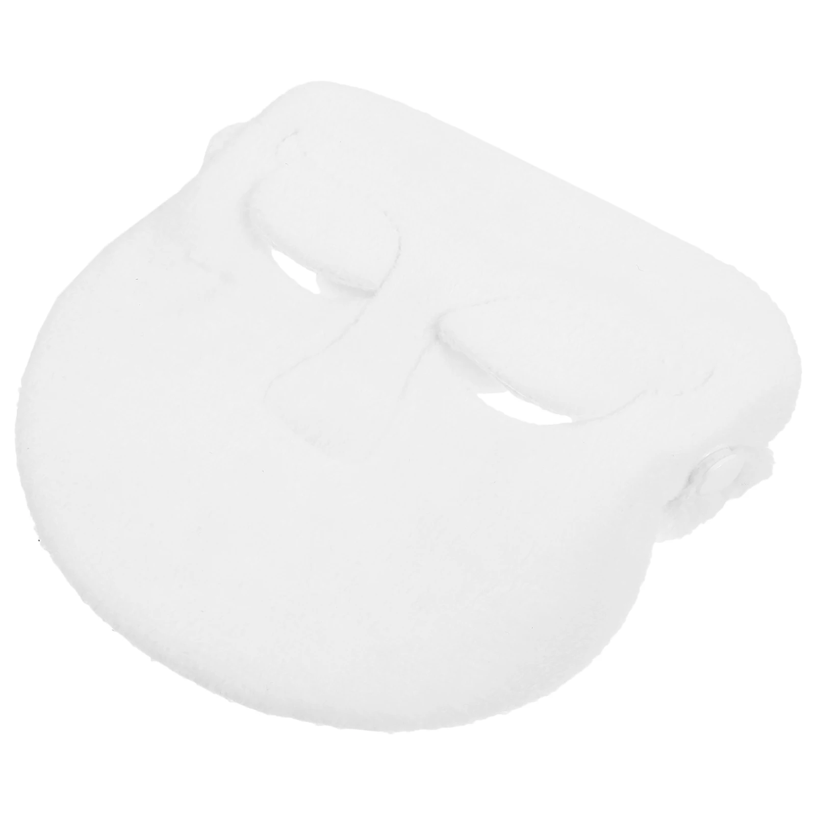 

Thickened Double Layer Face Towel Mask Hot Cold Compress Spa Care Large Coverage Angel White Steam Facial Tools pc