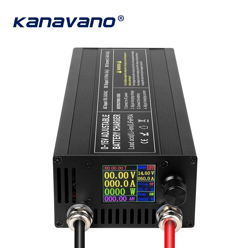 

lifepo4 20A40A60A 80A100A Battery Charger Fast Charging Anti-Reverse Connection with Fuse Outdoor Power Supply Charging