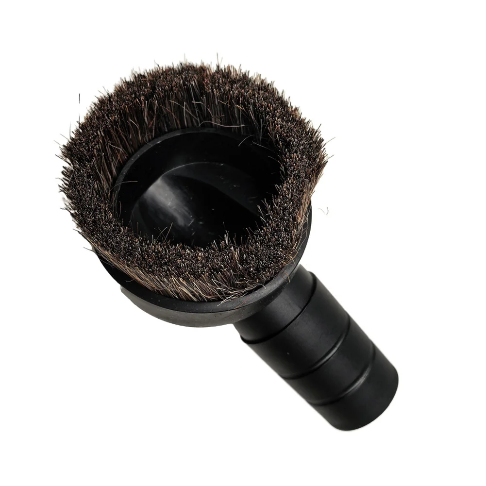 For ProTeam 100110 Vacuum Compatible Brush 3 Inch Natural Bristle Dust Brush with 1-1/2 Inch Reducer for Improved Air Support