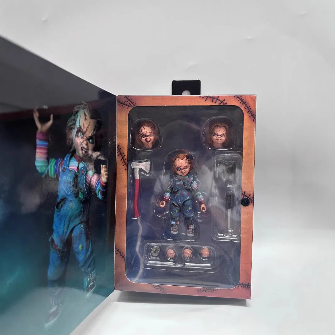 

Новая коллекционная фигурка NECA Good Guys Ultimate Chucky 2 (2026) из ПВХ по мотивам «Детских игр», игрушка-модель, рождественский подарок