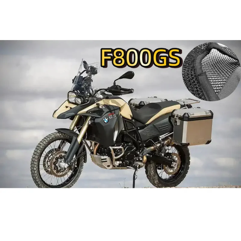 Motorcycle 3D Breathable Mesh Protecting Cushion Seat Cover For BMW F800GS F800 GS 2008-2017Fabric Saddle Seat Cover