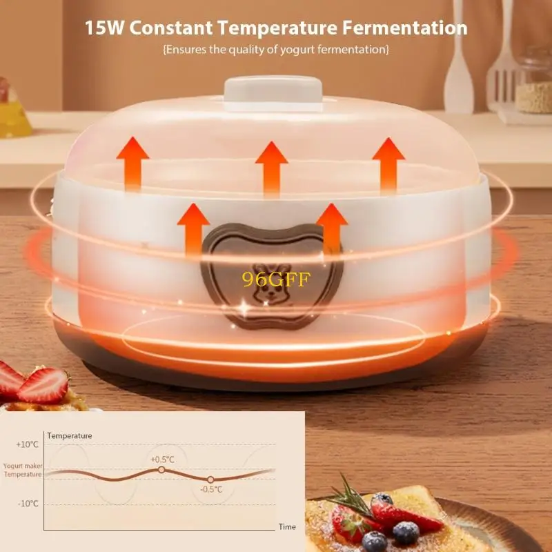 96GF صانع داهي التخمير المتقدم 110 فولت بناء خبير غير مشوه تحكم ممتاز في الملمس للأسر ذات التوجه الصحي