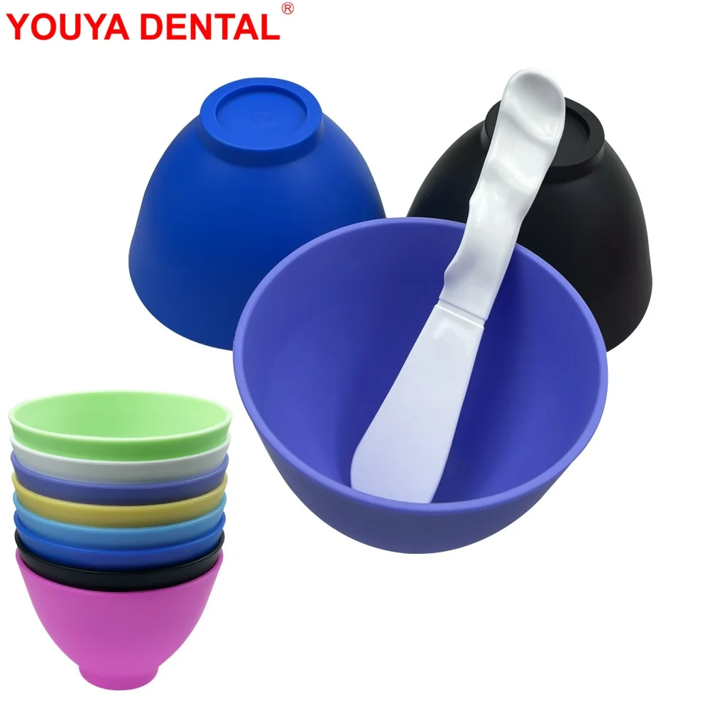 1pcs Rubber Bowl Dental Mixing Bowl For Plaster Alginate Material Silicone Mixed Bowl Gypsum Dentistry Lab Oral Hygiene Tool