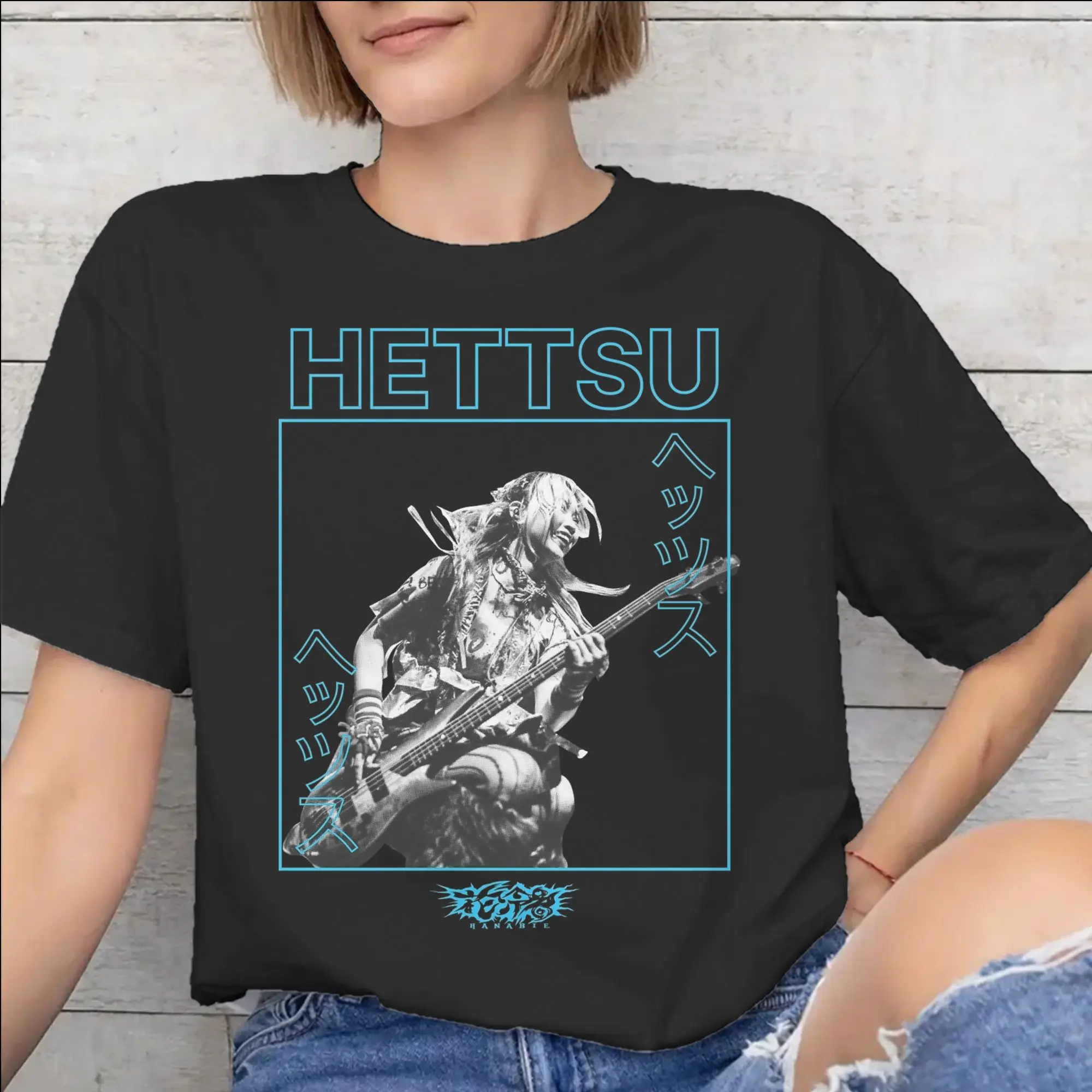 Hanabie Band  Tee Shirt for Men Women Graphic T Shirts  100% Cotton Clothes