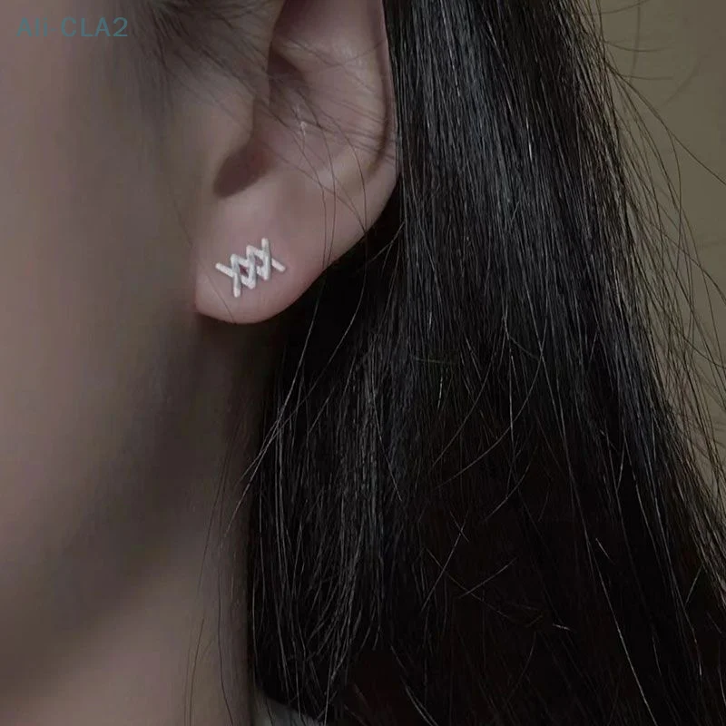 [YA] 1 زوج القوطية اكسسوارات الشرير التعادل القوس أقراط فضية اللون الصليب سبيكة شرابة كول استرخى القرط للنساء مجوهرات هدية