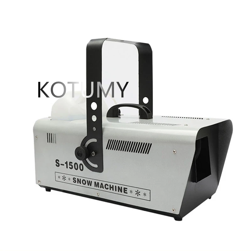 Large and Small Stage 1500W Snowflake Machine Indoor and outdoor Artificial Snow Making Remote Control Snow Machine Snowy Spray