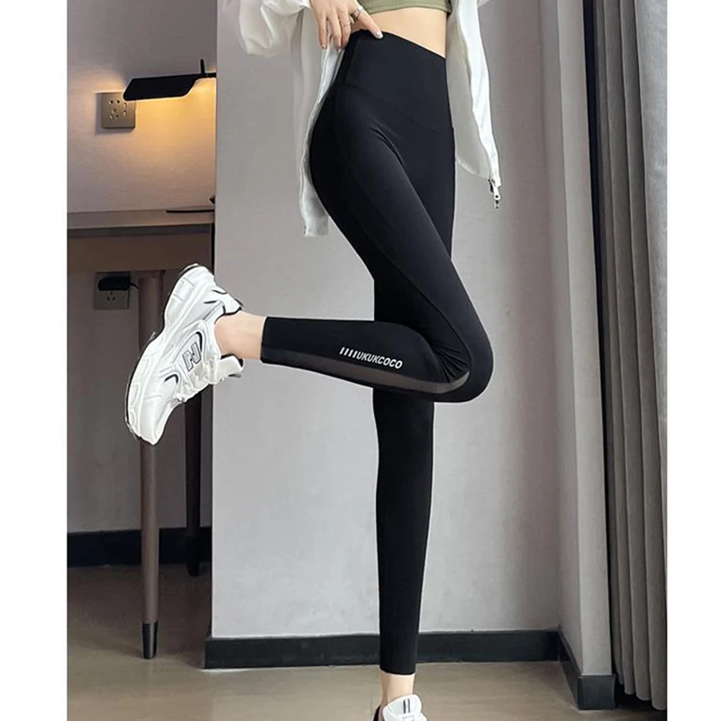 

ITOOLIN женские повседневные узкие леггинсы узкие тонкие сексуальные брюки для фитнеса с высокой талией спортивные леггинсы для йоги брюки осень 2025 брюки