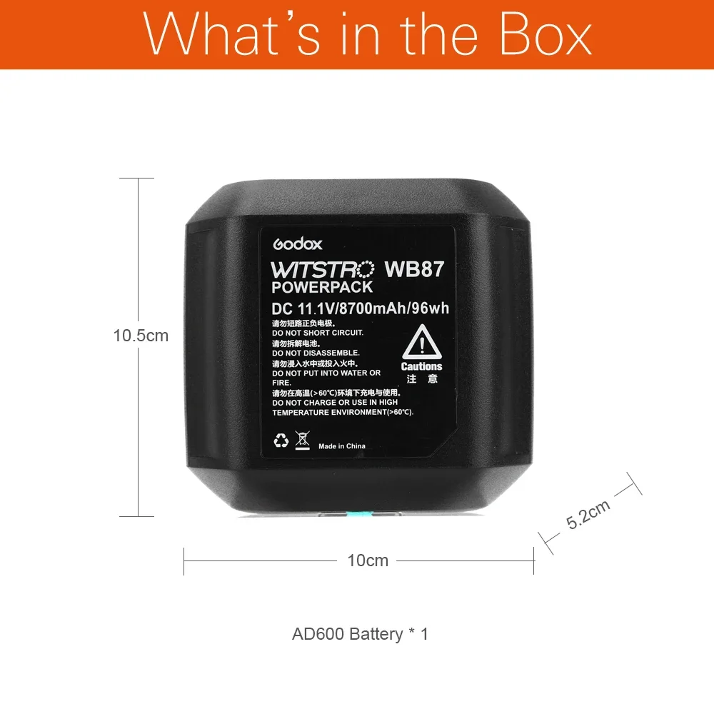 Godox WB87 배터리 팩 11.1V 8700mAh: AD600 시리즈 플래시와의 완벽한 호환성과 실전 성능 분석