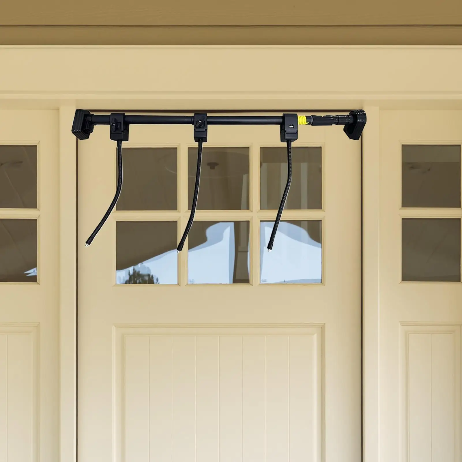 

Вешалка для гирлянды для дверной рамы, регулируемый держатель для гирлянды на Хэллоуин, праздничное украшение, крючок для дисплея для балкона, двора, Пасхи