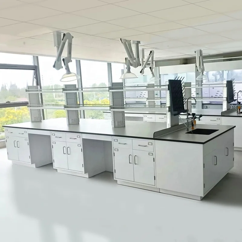 High QUality Laboratory Furniture Steel Center Table Acid Resistant And Anti-Corrosive Laboratory Island Bench