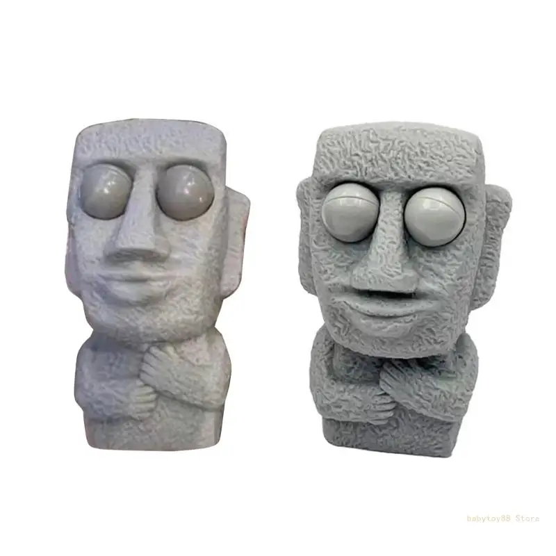 

Y4UD Squeeze Rock Man Непоседа Игрушка Новинка EyePop Декомпрессионная игрушка Детская вечеринка пользу