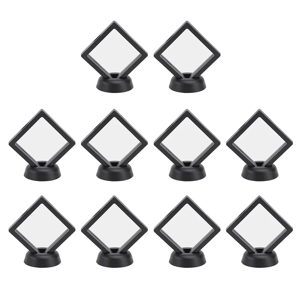 

10pcs Jewelry Film Storage Display Stand Rack Sturdy Durable Non Slip Ring Shelf Decorative Jewelry Organizer Oxidation Proof