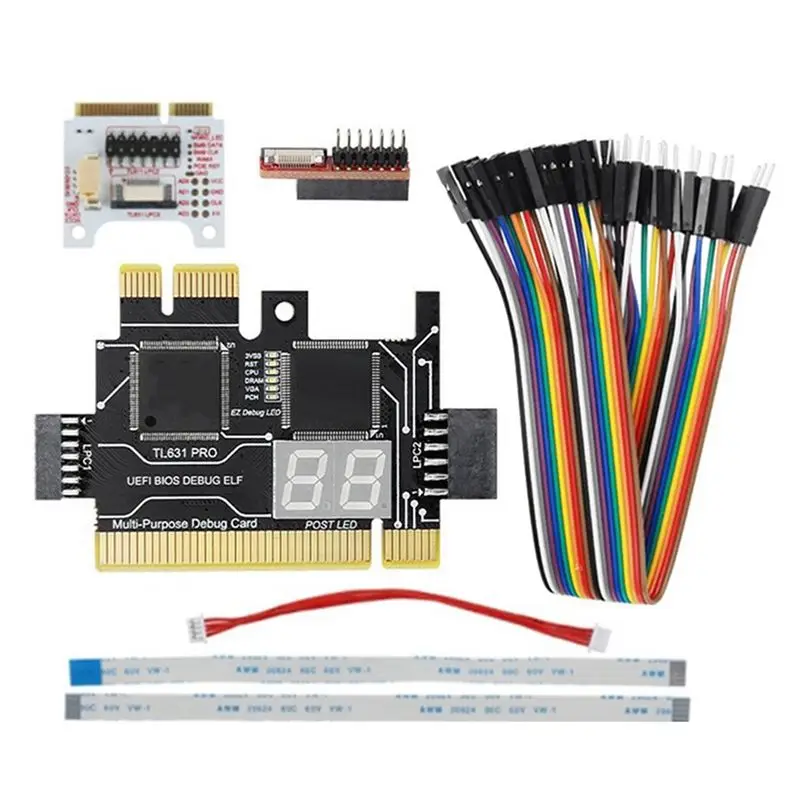 

A46M-TL631 Pro Diagnostic Card+Expansion Card Diagnostic Card PCI-E Motherboard Multifunction Laptop Diagnostic Analyzer