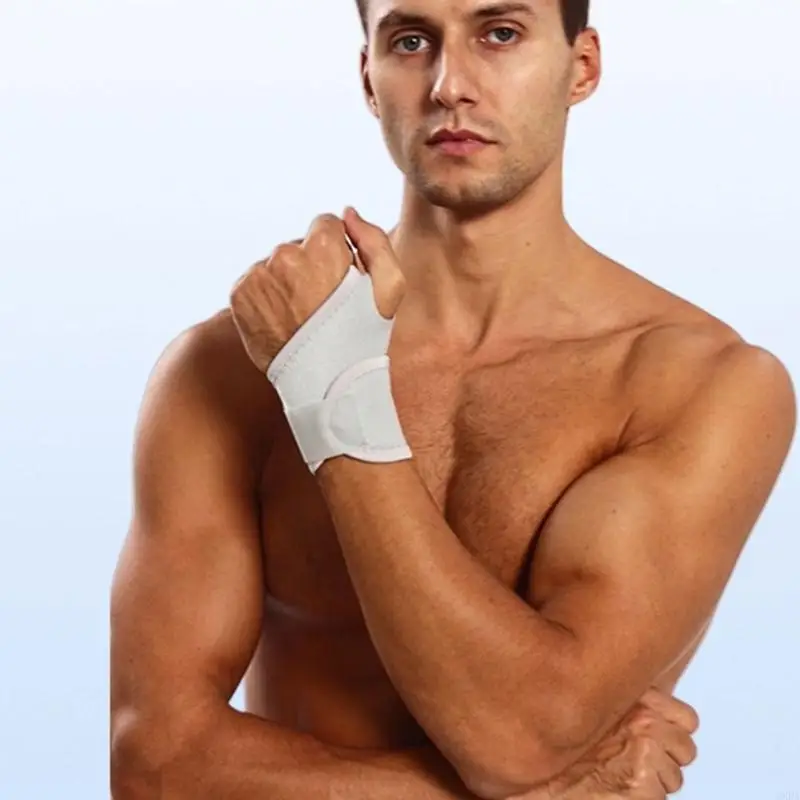Adjustable Wrist Support Sleeve Comfortable Wear for Women and Men Gym Sports Office Multi Purpose 6XDA