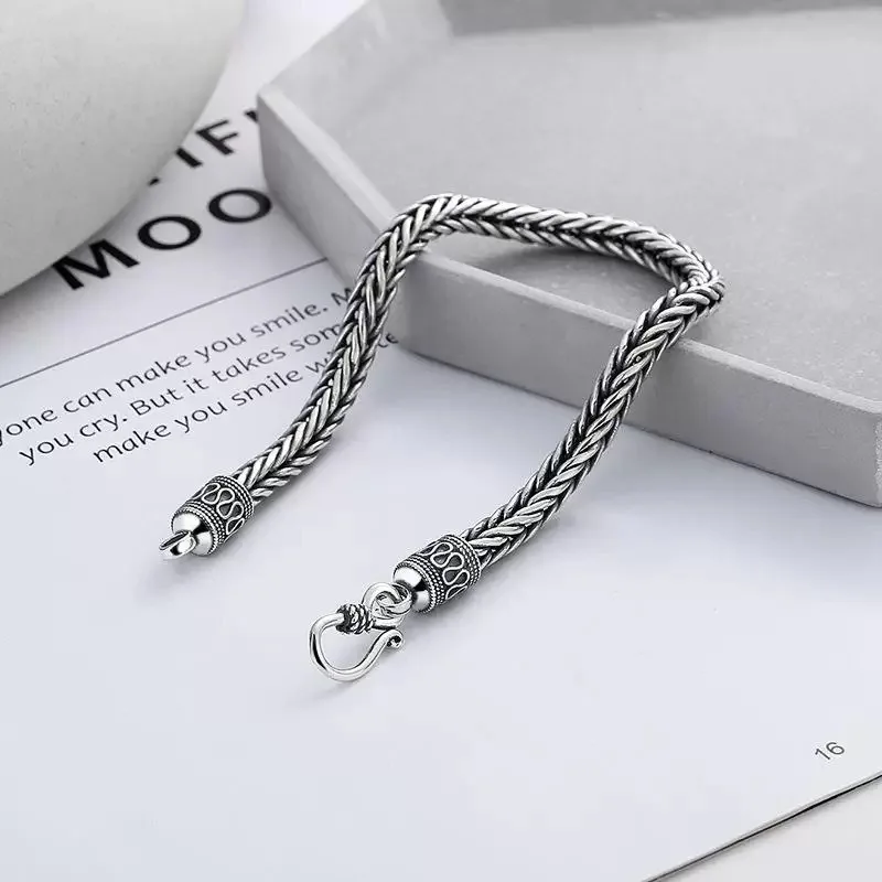 

Vintage Rope Side Chain Bracelet High Quality Fashion Jewelry for Women And Men Suitable for Wedding Engagement Party Gifts