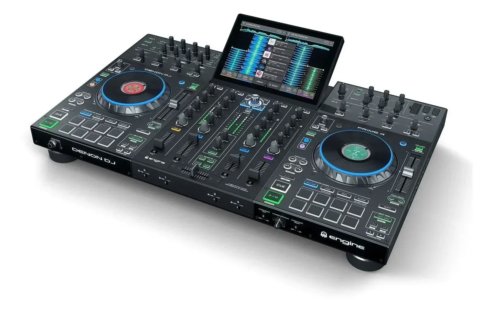 Летняя скидка 50% Лидер продаж для Denon DJ PRIME 4 автономный 4-колодный 10-дюймовый HD мультисенсорный дисплей