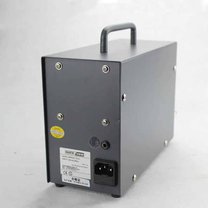 220V Original QUICK 201B ESD Electric Suction Tin Gun QUICK201B Dismantling Static Electric Suction Tin Pump 90W