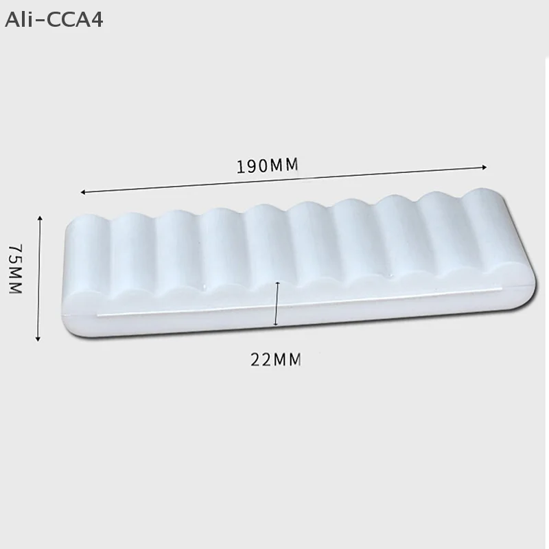 CCA4-1Pc Portable Plastic Battery Case Cover Holder Storage Box For 10pcs 18650 Batteries 19*7.5*2.2cm
