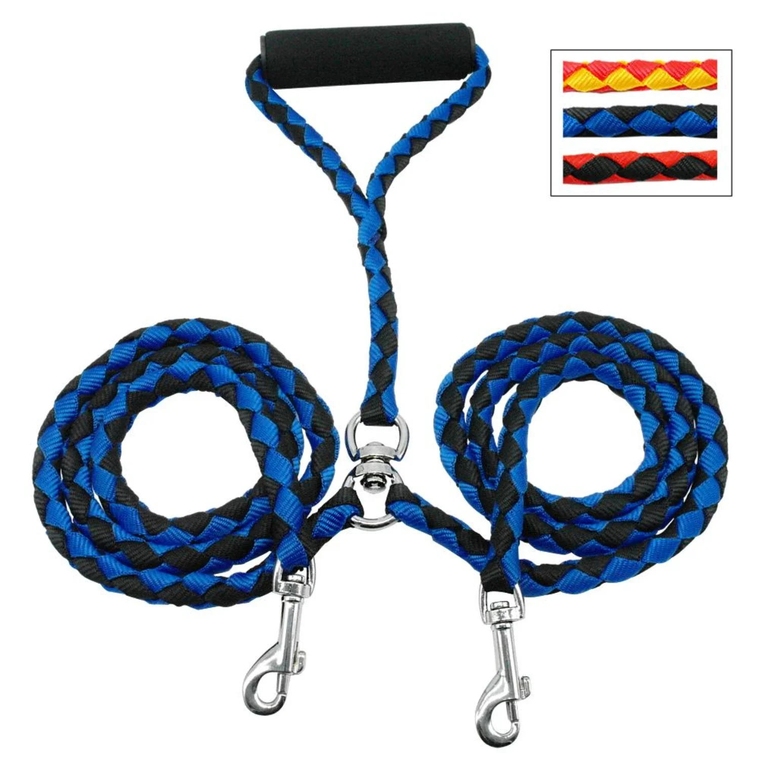 Enhanced Free Walking Experience with High-Quality Reliable Double Dog Leash - Stress-Free, Convenient Walks with Peace of Mind