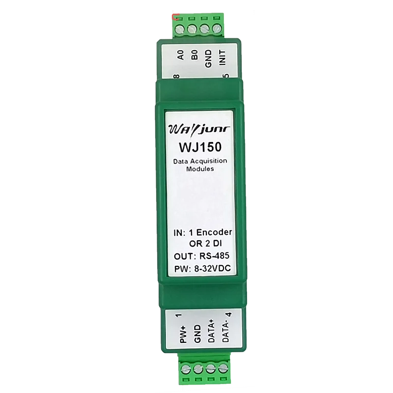 1-channel Encoder Pulse Signal Counter Meter 2DI High-speed Modbus RTU Module