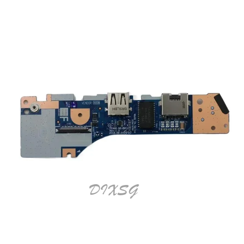 Original laptop power switch button board for Lenovo e480 E485 R480 power Botton USB IO board NS-B421 02dl870