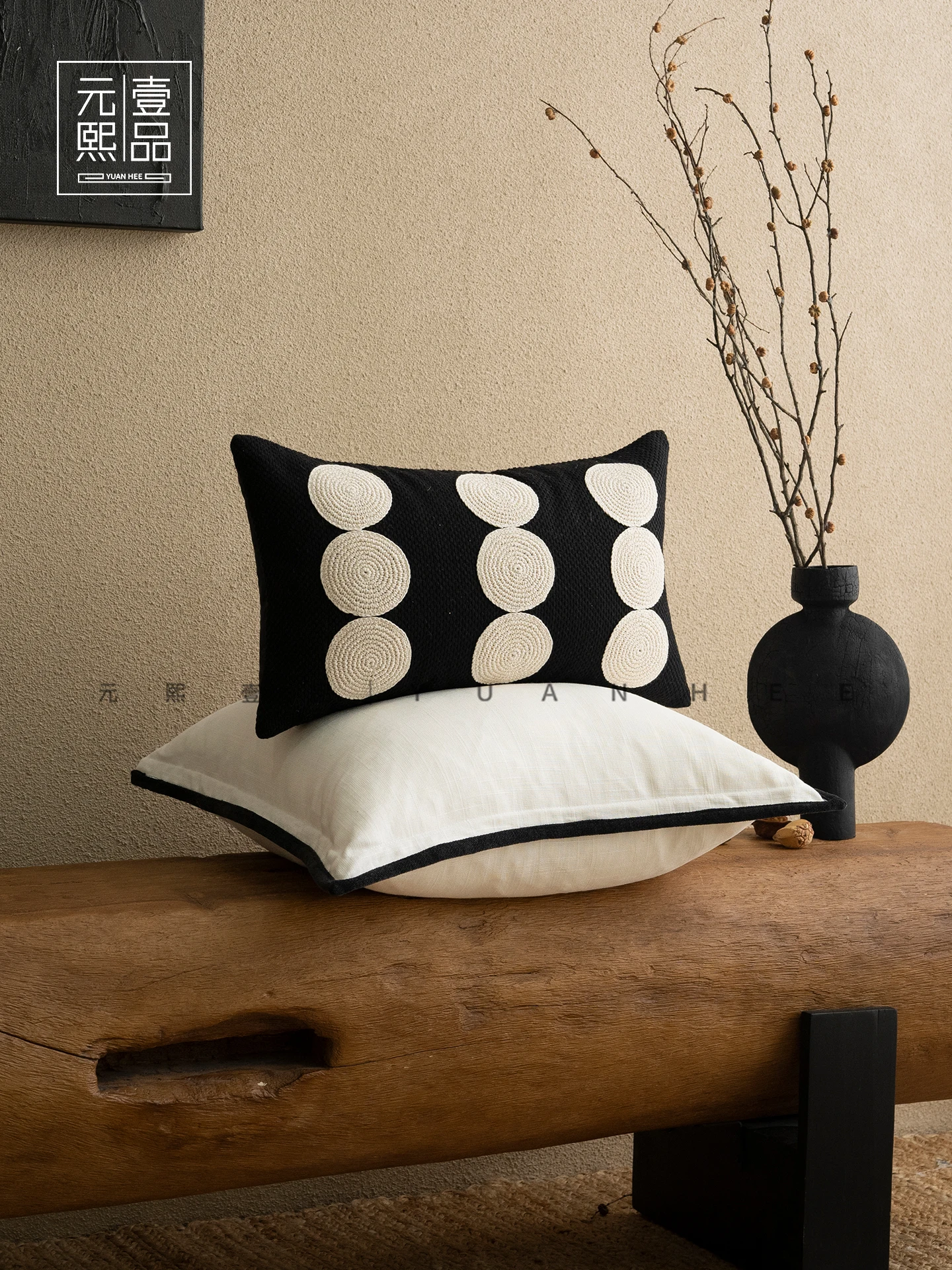 

High End Sofa Pillows in Linen Color for Hotel owroom Vintage Sle Bedroom Headboard Cuions Home Decor Sample Room