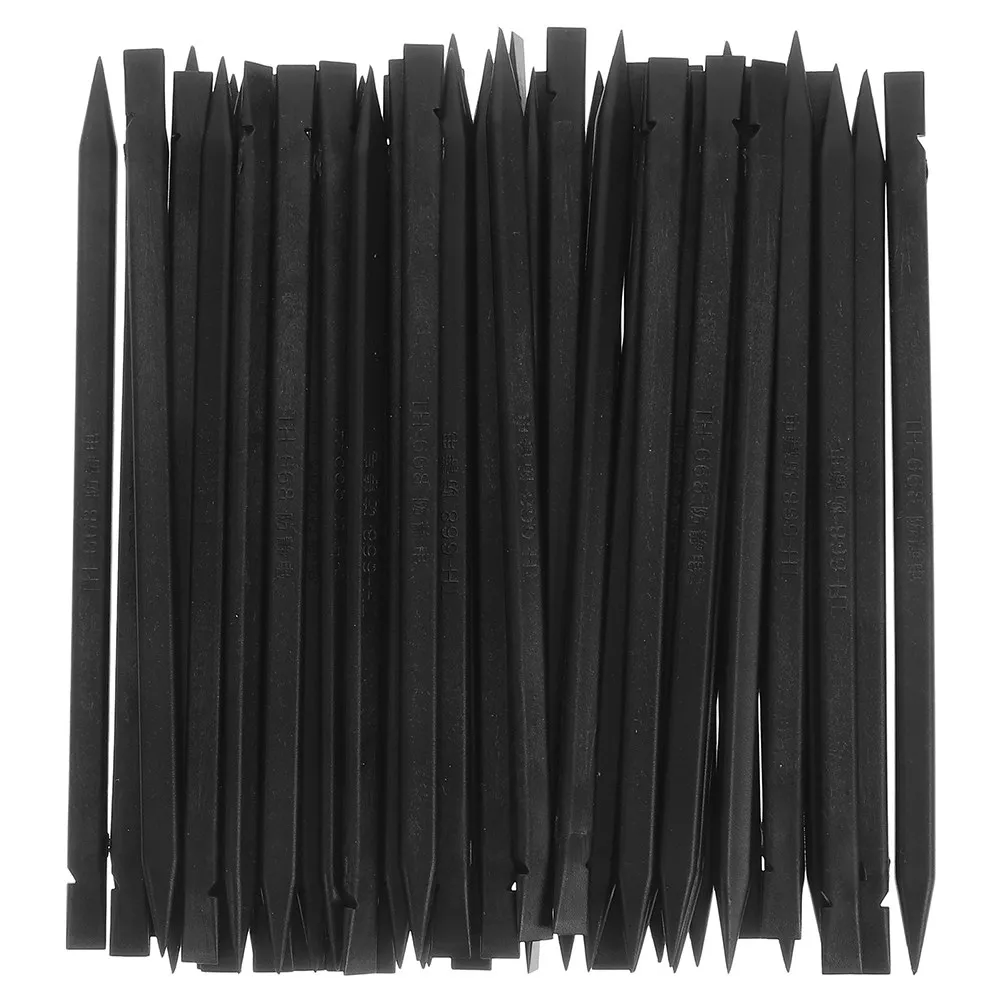 100Pcs Universal Electronic Repair Tool Set Anti-Static Plastic Pry Bars Flat Crowbar Spudger for Phone Screen Opening