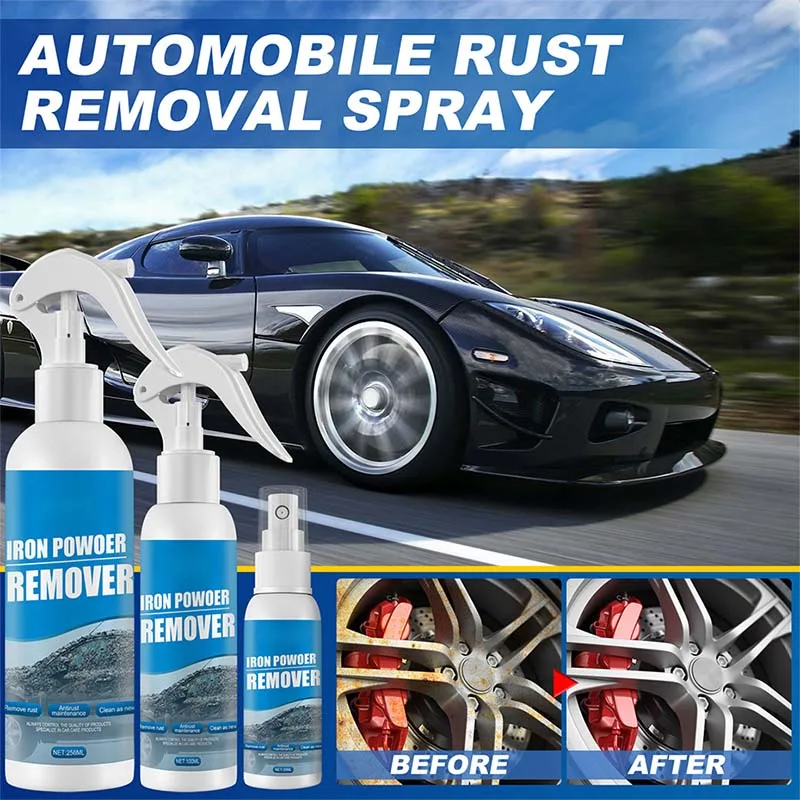 Iron Powder Remover 30/100ML Protect Wheels And Brake Discs From Iron Dust Rim Rust Cleaner for Auto Detail Chemical Car Care