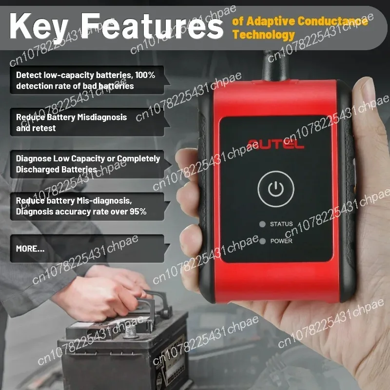 The New Original MaxiBAS BT506 Automotive Battery and Electrical System Analysis Tool Is Compatible with Autel MaxiSys Tablets