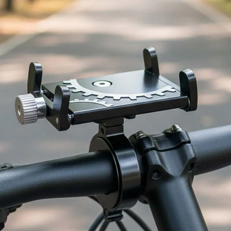 

Держатель для телефона на велосипеде, руль из алюминиевого сплава, стабильное, безопасное, вращающееся, противоударное крепление, универсальный GPS-кронштейн для скутера, электронного велосипеда